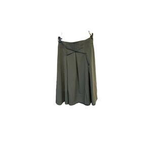 Grace Elements Women's Green Pleated Skirt Size 4